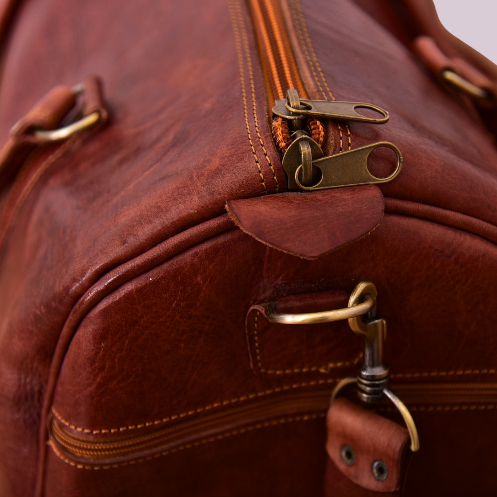 FAYROS Sac Voyage en Cuir